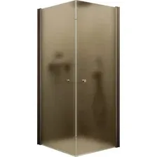 Душевой уголок MaybahGlass MGY-1301-2 (бронзовое матовое стекло/бронзовый)