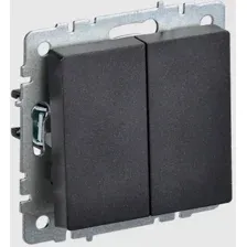 Выключатель IEK Brite ВС10-2-0-БрЧ