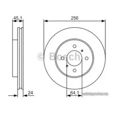 Тормозной диск Bosch 0986479R51