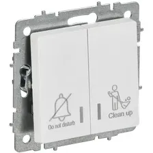 Выключатель IEK Brite BR-V20-2-10-K91 (арктический белый)