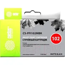 Картридж Cactus CS-PFI102MBK