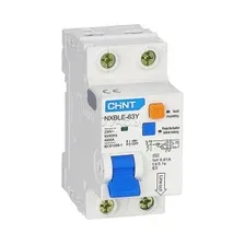 Дифавтомат CHINT NXBLE-63Y 1P+N 40А 30мА тип AС С 4,5кА (105546)