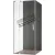 Душевой уголок Cezares SLIDER-AH-1-90-80/90-BR-Cr