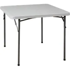 Стол складной AksHome 86x86x74 (белый)