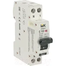 Дифференциальный автомат IEK AR-B06S-1N-C10A030