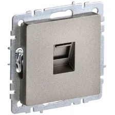 Розетка компьютерная IEK Brite РК10-БрШ