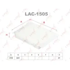 Салонный фильтр LYNXAUTO LAC-1505 OPEL Meriva A 04-10