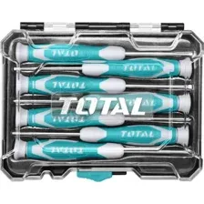 Набор отверток прецизионных Total THT250726 (7 предметов)