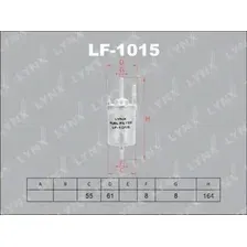 Топливный фильтр LYNXAUTO LF-1015