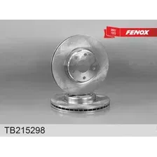 Тормозной диск FENOX TB215298 вентилируемый , передняя ось