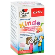 Биологически активная добавка к пище Доппельгерц Kinder мультивитамины для детей, 60 пастилок