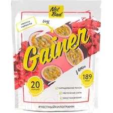 Протеин сывороточный (концентрат) NotBad Гейнер (1000г, малина/маракуйя)