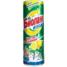 Порошок чистящий БИОЛАН универсальный Сочный лимон, 400 г