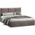 Кровать Трия Стелла c ПМ 140x200 Тип 1 и заглушиной (микровелюр Wellmart Latte)