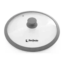 Крышка стеклянная 240 мм с силиконовым ободом PERFECTO LINEA