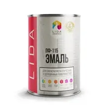 Эмаль ПФ-115 светло-серая LIDA 1кг