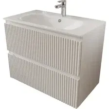 TERMINUS Тумба с умывальником Сицилия 80x62x45 с 2 ящиками SIC10802900301O (белый)