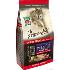 Сухой корм для собак Primordial Grain Free Mini Adult Trout & Duck (для мелких пород с форелью и уткой) 2 кг