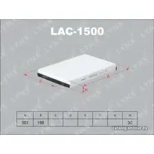 Салонный фильтр LynxAuto LAC1500
