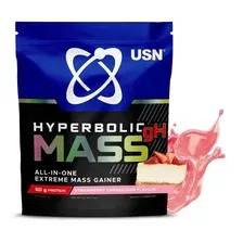 Гейнер MASS Hyperbolic клубничный чизкейк (1000гр) USN