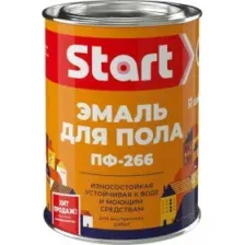 Эмаль START Для пола ПФ-266 (1.8кг, желто-коричневый)