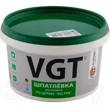 Шпатлевка VGT Экстра по дереву (1 кг, белый)