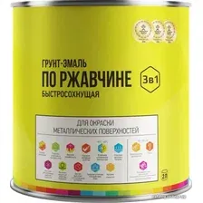 Грунт-эмаль LIDA по ржавчине быстросохнущая 2 л (красный/коричневый)
