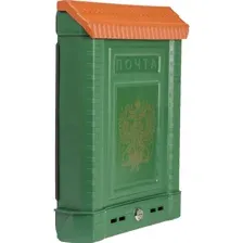 Почтовый ящик Цикл Премиум с орлом 6026-00 (зеленый)