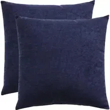 Декоративная подушка Matex Velours 50-056 (темно-синий, 2шт)