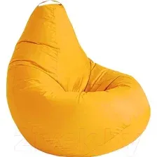 Бескаркасное кресло Kreslomeshki Груша XXL / G-130x90-ZH (желтый)