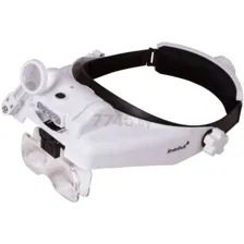 Лупа налобная с аккумулятором LEVENHUK Zeno Vizor HR6 (72615)
