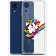 Чехол для телефона BoraSCO ArtWorks для Samsung Galaxy A03 Core 51373 (прозрачный/рисунок)