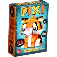 Конструктор Unicon Pixi. Тигрик 1011A-8 10114288 (125эл)