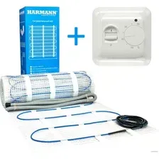 Нагревательный мат Harmann W160-060 6 кв.м. 960 Вт (с терморегулятором MST-1)