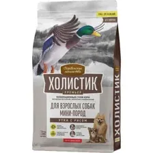 Деревенские лакомства Холистик Премьер для собак мини пород (Утка с рисом) 1 кг