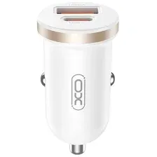 Автомобильное зарядное XO CC56 30W (белый)