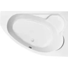 Ванна Cersanit Kaliope 170x110 R 63444 (с ножками и сифоном Prime черный)
