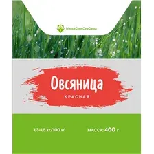 Семена газонной травы МинскСортСемОвощ Овсяница красная Пяшчотная (0.4кг)