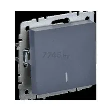 Выключатель IEK Brite BR-V10-1-10-K35 (маренго)