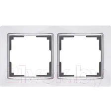 Рамка для выключателей и розеток Werkel WL03-Frame-02 / a028881 (белый)