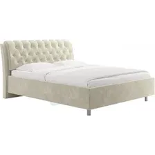 Кровать Сонум Olivia 90x200 (микровелюр бежевый)