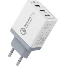 Сетевое зарядное устройство Qumo Charger 0019, Q23714, белый
