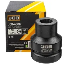 JCB - Головка ударная 17мм (12гр.), 1' / JCB-48817