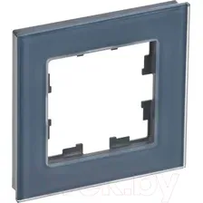 Рамка для выключателей и розеток IEK Brite BR-M12-G-31-K35 (маренго матовый)