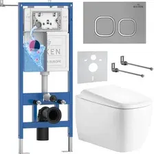 Инсталляция с унитазом подвесным Roxen StounFix Dual Fresh 968517
