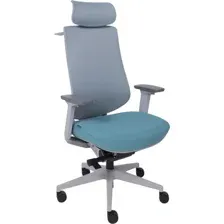 Офисное кресло AksHome Dynamic (светло-серый/бирюзовый/серый полиамид)
