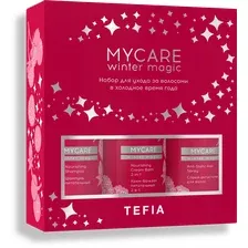 Набор косметики для волос Tefia MyCare Winter Magic ШампуньБальзамСпрей (300мл300мл250мл)