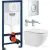 Унитаз подвесной Grado GD-W203T + GROHE Rapid SL 38721001 (с кнопкой смыва)