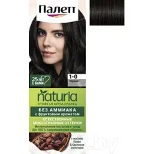 Крем-краска для волос Палетт Naturia тон 1-0 (50мл)