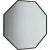 Зеркало AksHome Radiant 60x60 (черный)
